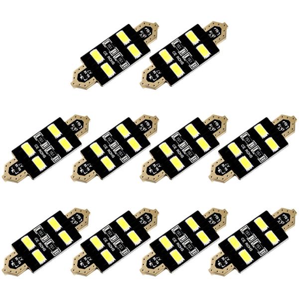 ボルボ CB XC90 初代 [H15.5-H27.5] LED ルームランプ 金メッキ キャンセラー内蔵 SMD 40発 10点セット