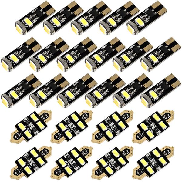ベントレー BSB# コンチネンタル フライングスパー [H17.6-H24.6] LED ルームランプ 金メッキ キャンセラー内蔵 SMD 100発 25点セ