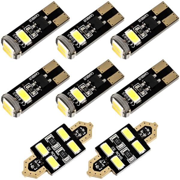 アストンマーティン  DB9 [H20.3-] LED ルームランプ 金メッキ キャンセラー内蔵 SMD 32発 8点セット