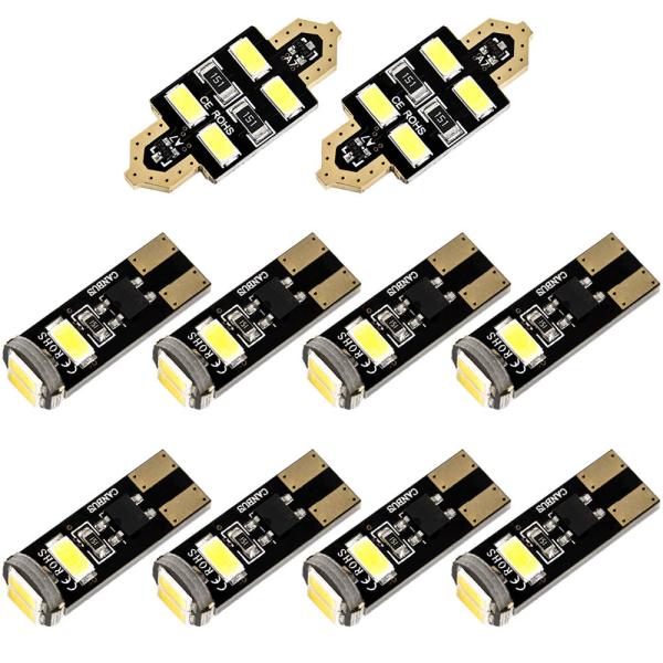 アウディ 8T RS5 [H22.9-H24.7] LED ルームランプ 金メッキ キャンセラー内蔵 SMD 40発 10点セット