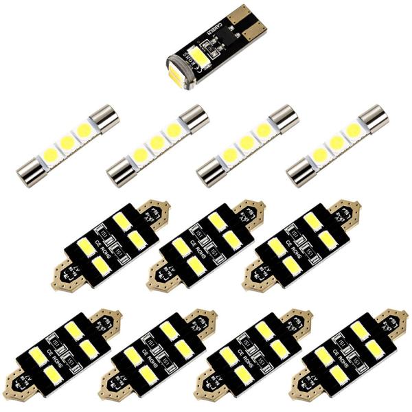 リンカーン 初代 ナビゲーター [H9.5-H14.3] LED ルームランプ 金メッキ キャンセラー内蔵 SMD 44発 12点セット