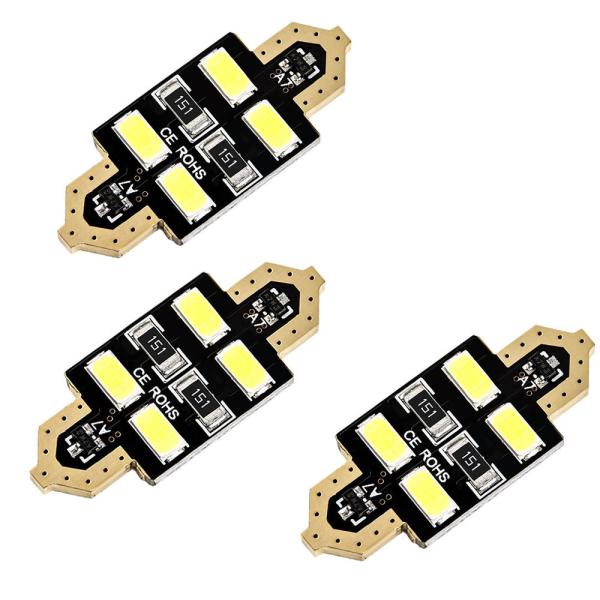 フォード  エクスプローラー スポーツトラック 2代目 [H19-H22] LED ルームランプ 金メッキ キャンセラー内蔵 SMD 12発 3点セット