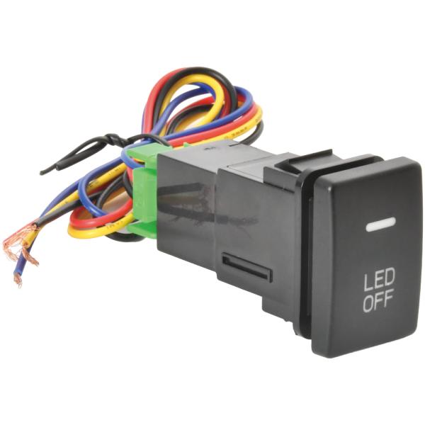 GUN125 ハイラックス LED サービスホールスイッチ 増設 ON OFF イルミ連動 デイライト フォグ ルームランプ