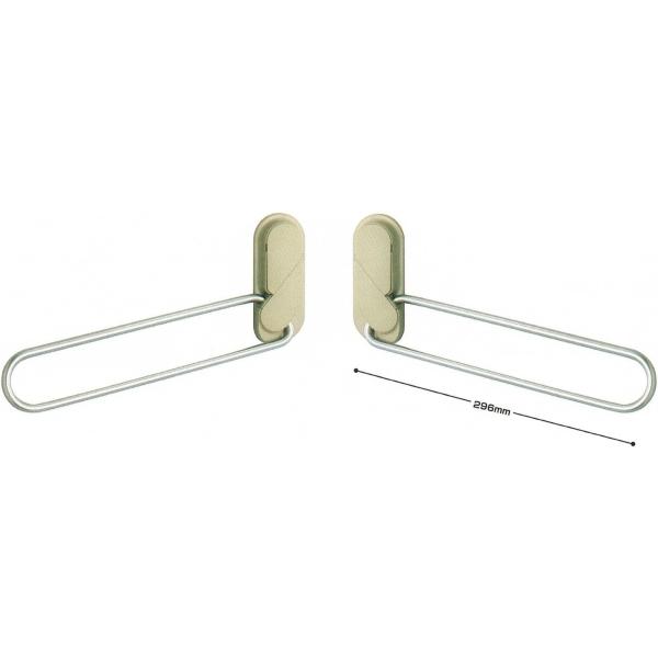 ※物干竿は付属しません。●コンパクト収納アームを収納すれば窓額縁空間に収まるため、邪魔になりません。●簡単施工サッシの室内側額縁にネジ止めするだけなので、後付も可能です。【ＭＤＬ型】タッピングネジ(φ5×50)付属【ＭＤ型】木ネジ（φ4.8...