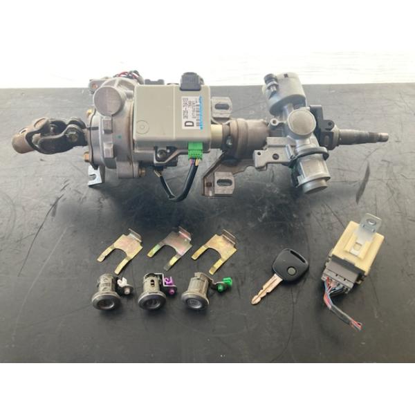 キーシリンダー パワステ コラム セット スクラム DG62V マツダ 1A19