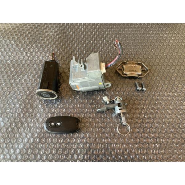 スズキ SUZUKI パレット MK21S ステアリングシャフト エンジンスタートスイッチ エンジンコントロールユニット スマートキー付 スズキ（SUZUKI） パレット MK21S スパイラルケーブル 6Pin
