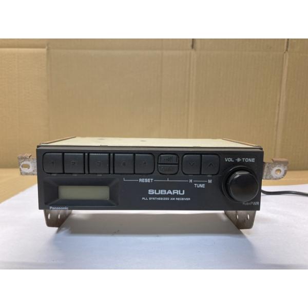 ラジオ サンバー TT2 スバル 純正 86201TC040 CR-BF3850A デッキ AM ステー