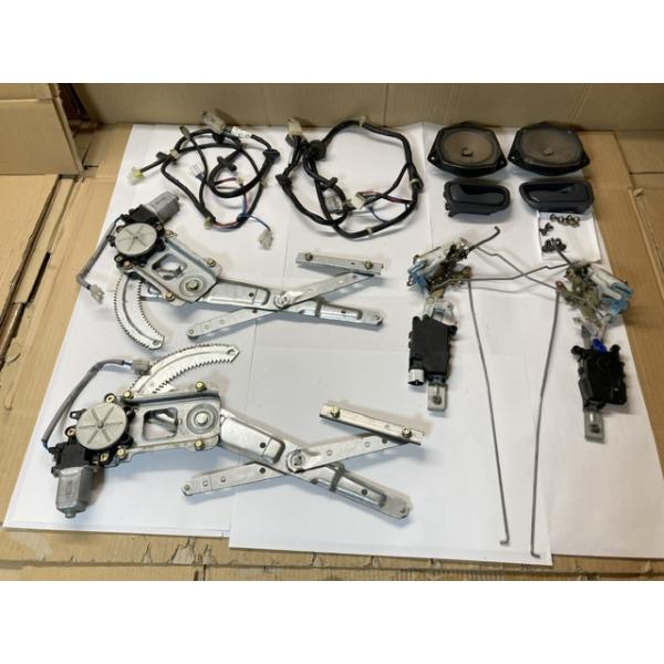 パワー ウィンドウ レギュレーター モーター 配線 アクチュエーター スピーカー 左 右 セット サンバー ディアス TV2 スバル 86301TC010