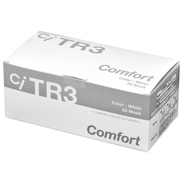 TR3コンフォートマスク ホワイト Mサイズ　50枚入　全国一律送料無料