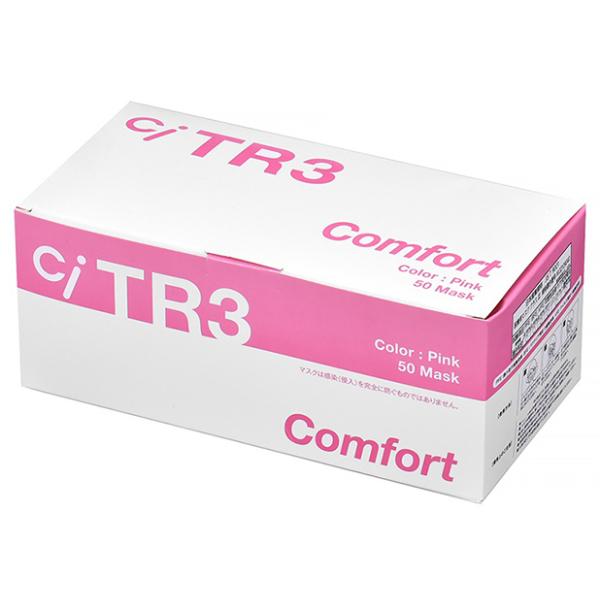 TR3コンフォートマスク ピンク Mサイズ　50枚入　全国一律送料無料