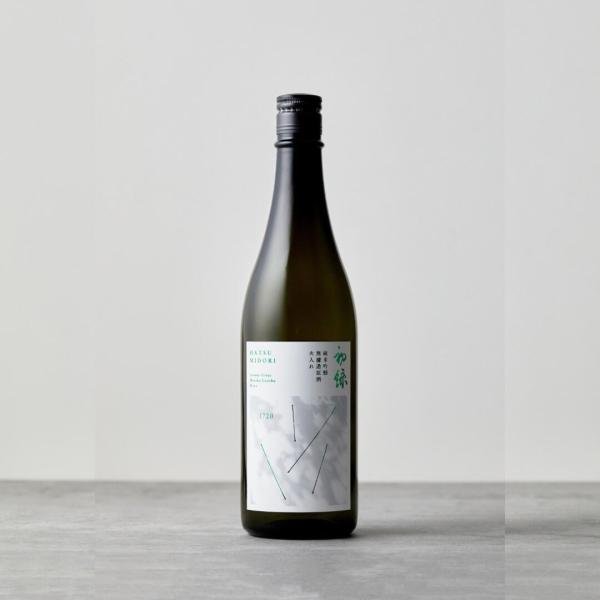 日本酒 新酒 12/9出荷開始 【 初緑 純米吟醸 無濾過原酒 ＜火入れ＞ 720ml 】 お歳暮 お正月 1801酵母 山田錦 フルーティー 蔵元