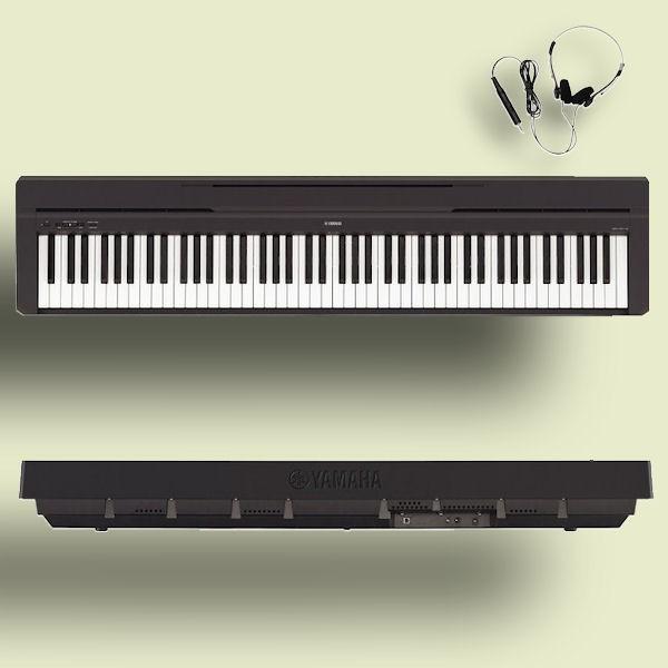 ヤマハ 電子ピアノ YAMAHA P-45 ヘッドホン付 :epyap45b:楽器の総合