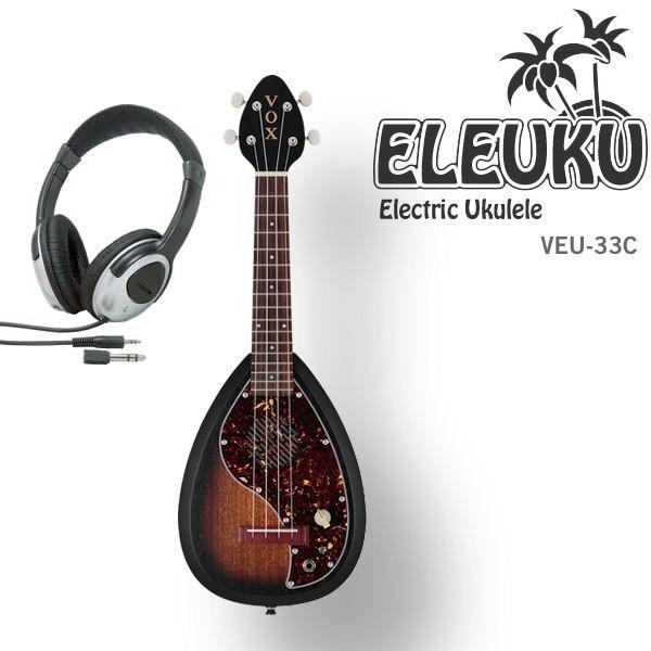 VOX ELEUKU VEU-33C BB エレクトリック・ウクレレ ブラックバースト  