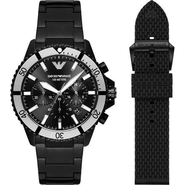EMPORIO ARMANI エンポリオアルマーニ 腕時計 AR80050 メンズ Diver