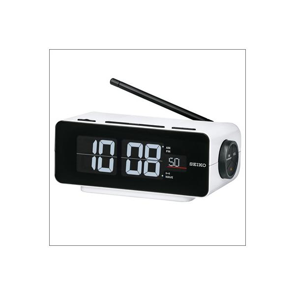 SEIKO DL213W C3 Radio clock Digital clock White Japan White Japan 