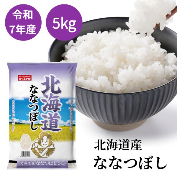 米 お米 米5kg 白米 送料無料 ななつぼし 北海道産 5kg おこめ 米5キロ お米5キロ 5キロ お米5kg 精米 単一原料米 令和7年産 高級 父の日
