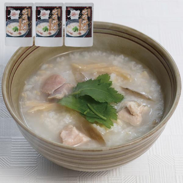【ネコポス・個別専用】秋田 比内地鶏ぞうすいセット 250g×3 ※ネコポス専用  【産直・メーカー直送品】