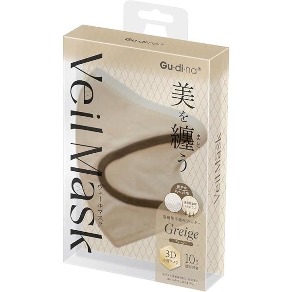 【商品説明：】・市場初のヴェール生地採用で従来の不織布マスクでは表現できなかった発色を可能にしたため、より美しく顔を覆い、ファッションに合わせて色を選べるラインナップです。・口元にあたる4層目に特許出願中の特殊な高通気性の不織布を採用し、業...