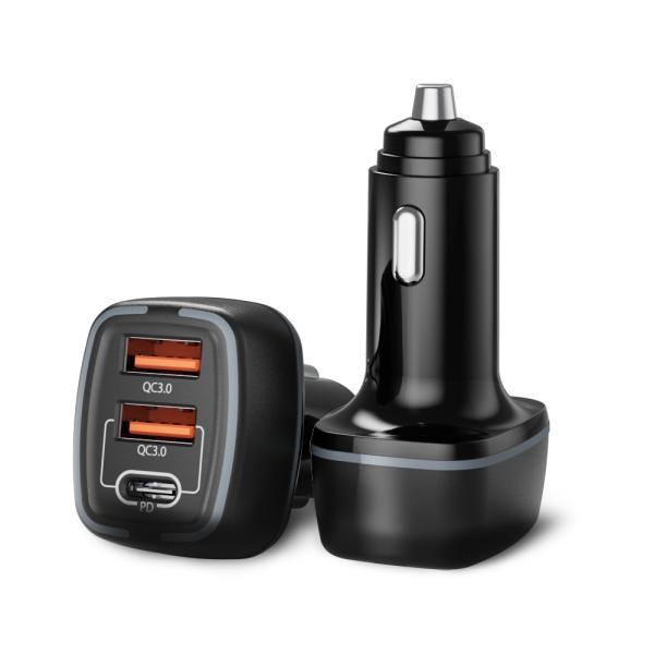 カーチャージャー シガーソケット USB 急速充電 車載充電器 iphone充電器 車載充電器 usb type-a type-c アイフォン スマホ充電器
