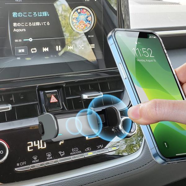 BIXUANトヨタ カローラ スポーツ E210 2019+スマホホルダー E210カローラ車種専用 携帯ホルダー カローラ セダンスマホス