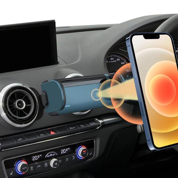 LUWU アウディ A3 3代目 8V アクセサリー アウディ A3スマホホルダー アウディA3スマホスタンド 車載ホルダー カーマウント
