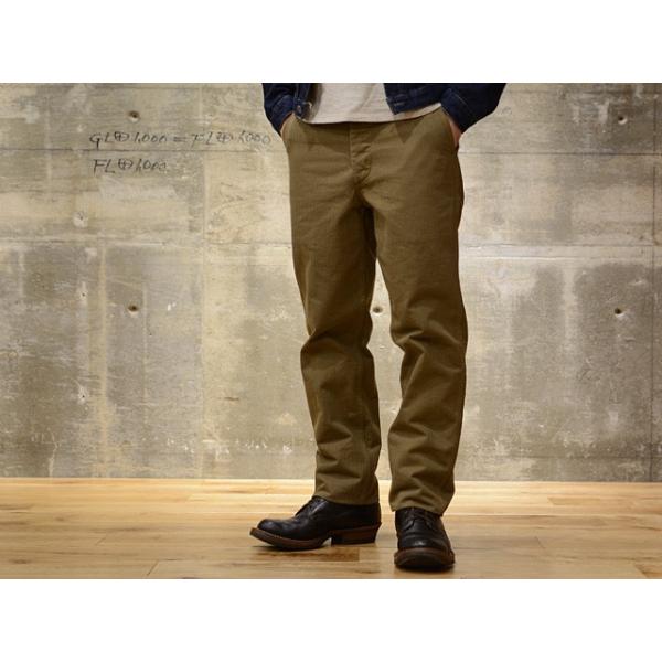 FREEWHEELERS（フリーホイーラーズ ） ミリタリートラウザーズ M-1942 TROUSERS H.B.T. カーキ
