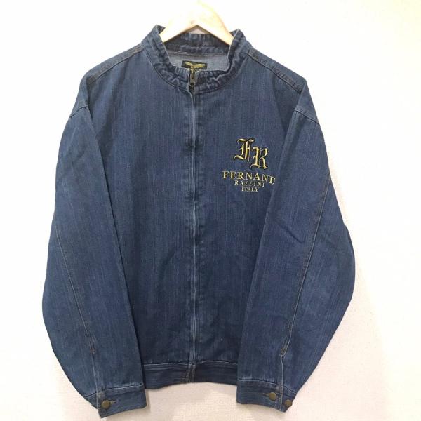 w^)b FERNAND RAZZINI デニムジャケット 80s 90s ヴィンテージ ジップ 