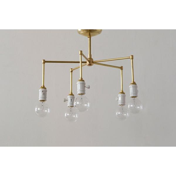 ACME Furniture SOLID BRASS LAMP 5灯 ACME Furniture SOLID BRASS LAMP 5ARM / アクメファニチャー