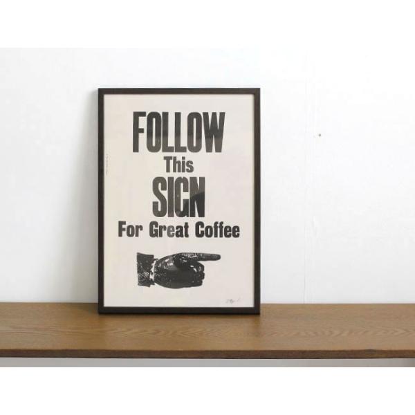 コレクション A TWO PIPE PROBLEM LETTERPRESS A TWO PIPE PROBLEM LETTERPRESS FOLLOW THIS SIGN Lサイズ