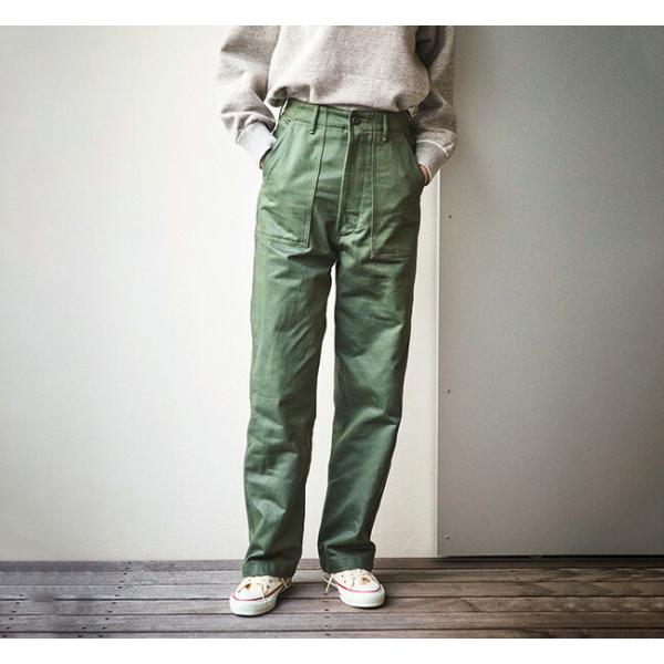 orslow オアスロウ レディース ハイウエストファティーグパンツ HIGH WAIST FATIGUE PANTS 00-5042-16