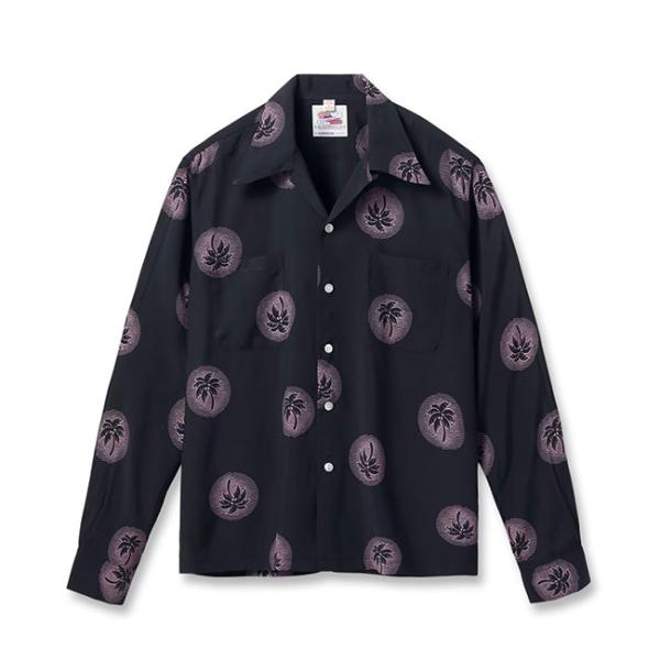 DUKE KAHANAMOKU SPECIAL EDITION “WONDROUS PALM TREE” (LONG SLEEVE) Lot No. DK29635 ハワイアンシャツ アロハシャツ