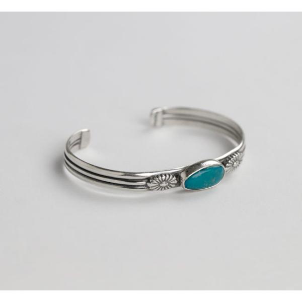 ナバホ ・ターコイズ・バングル　/インディアン・ジュエリー indian jewelry インディアンジュエリー ナバホ ターコイズ