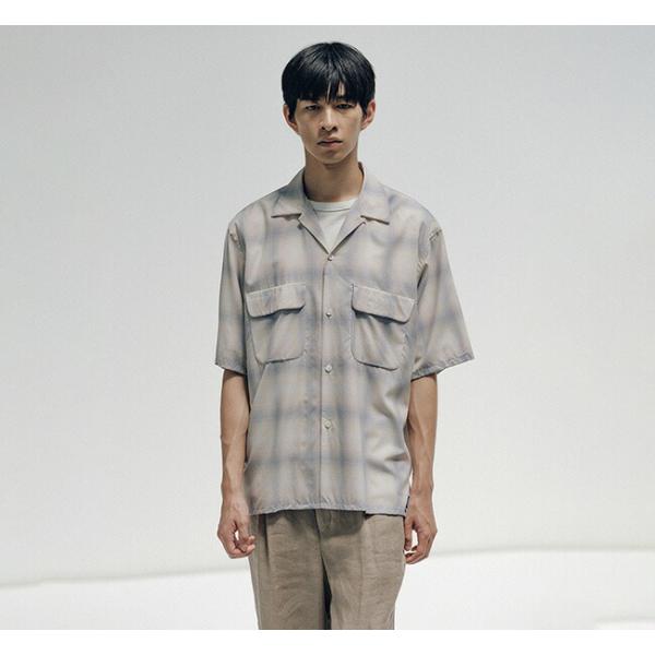 KAPTAIN SUNSHINE 2024SS チェック柄長袖シャツ KAPTAIN SUNSHINE 2024SS チェック柄長袖シャツ KAPTAIN