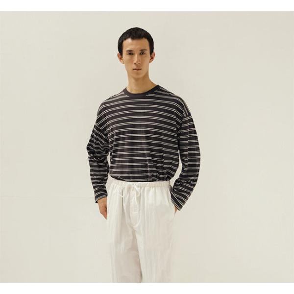 SALE40%OFF //KAPTAIN SUNSHINE キャプテンサンシャイン KS26SCS07 ストライプ L/S Tシャツ Hard Twisted Stripe Jersey L/S Tee