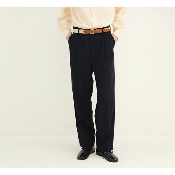 KAPTAIN SUNSHINE キャプテンサンシャイン KS26SPT03 ウールポプリン スラックス Wool Poplin Shoecut Slacks