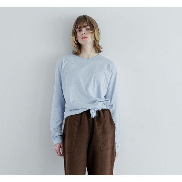 SALE40%OFF // MEYAME メヤメ MEY-2327 BORDER SLIT LONG SLEEVE TEE