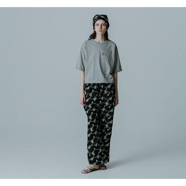 MEYAME メヤメ MEY-2427 刺繍レース コージーパンツ EMBROIDERED COZY PANTS