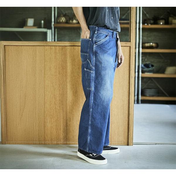 orslow オアスロウ WIDE FIT 30'S PAINTER PANTS DENIM USED ワイド