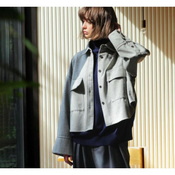 サクラ SACRA アルパカモヘヤシャギーシャツジャケット 38 SACRA