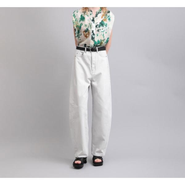 SALE40%OFF SACRA サクラ 126118111 カラーデニムパンツ SURFACE DYE DENIM PANTS