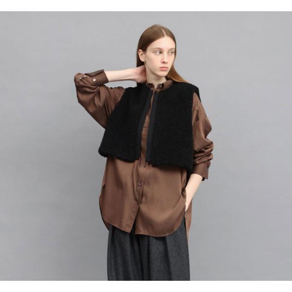 SACRA サクラ 126507061 シープボア ショート ジレ SHEEP BOA SHORT GILET