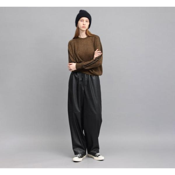 SACRA サクラ 126519111　シンセティックレザーパンツ　SYNTHETIC LEATHER PANTS