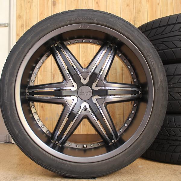 新品 バランス調整済【輸入タイヤ 265/30ZR22】夏タイヤ【LAND FORCE 22インチ 8.5J5HPCD114.3+34】ハリアー レクサスRX等　(VTG464)クレジットカード QRコード決済可能 新品 バランス調整済【輸入タイヤ 265/30ZR22】夏タイヤ【LAND FORCE