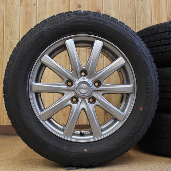入れ替えも可能１本１０００円～　４本　１９５/６５R１５　約5分山　ワンボックス　ノア　ヴォクシー　ステップワゴン等に X-ICE ノア VOXY アイシス ステップワゴン エスクァイア等 15インチ