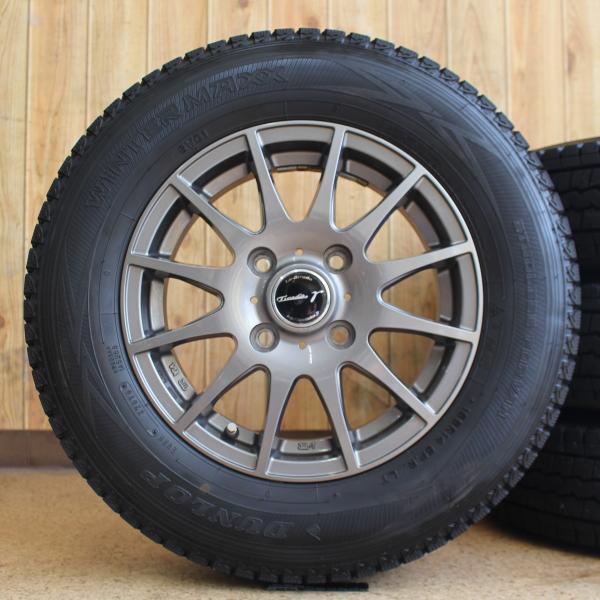 更に値下げ　バリ山NV200 165/R14 タイヤホイールセット WINTER MAXX NV200 バネット ADバン デリカD3等 14インチ JWL-T 商用車