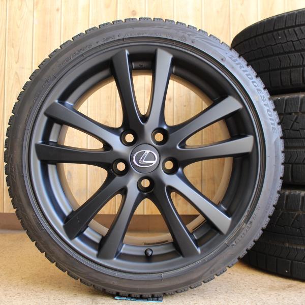 レクサス　Lexus 18インチ 純正ホイールセット ブリヂストンタイヤ バリ溝】レクサス ES300h バージョンL 純正 18in 8J +45 PCD114
