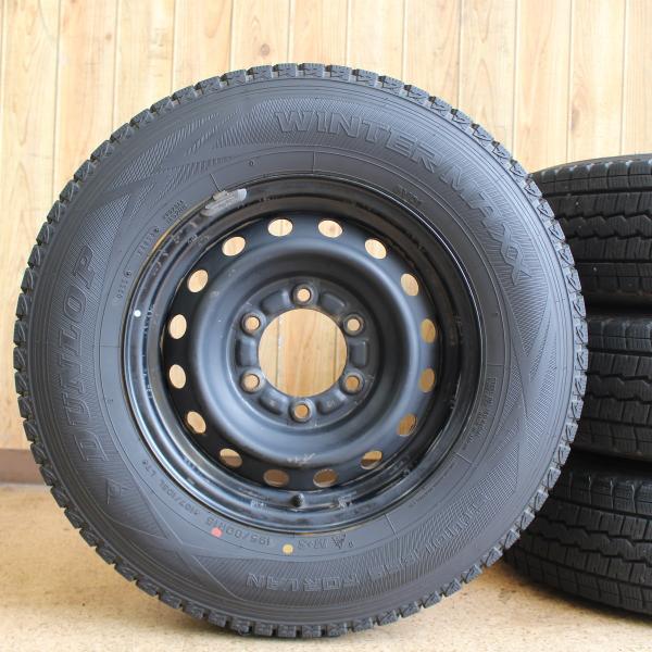 冬1本のみ  200 ハイエース 200系【~90％ 富山】2021年 冬用 ダンロップ 195/80R15LT 車検対応 日本製 スタッドレスタイヤ SV01 中古1本 楽天市場】ハイエース200系195/80r15 107／105l ダンロップwintermaxx