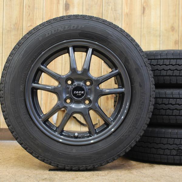 【走行短め】DUNLOP WINTER MAXX SV01 155/80R14 88/86N LT 14インチ スタッドレス 4本 23年製 プロボックス サクシード等　(KTC300)クレジットカード QRコード決済可能 ダンロップ [1本] WINTER MAXX LV01 for VAN 155/80R14 88/86N 価格