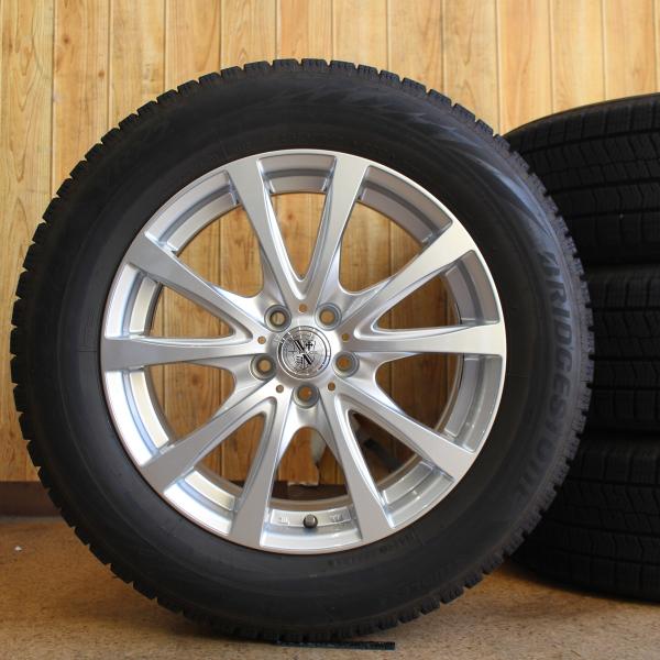 225/60R17スタッドレスタイヤ PCD100ブリヂストンVRX スバルXV