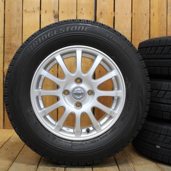 バリ溝‼️ブリヂストンスタッドレスセット2021年製185/70R14ノート等 oldgear-chiba_230707-5540-185st